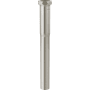 Delta P-Trap Slip Joint Extension Tube Brilliance Stainless