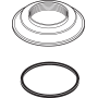 Delta Scalloped Base with Gasket for Teapot Roman Tub Series Polished Brass
