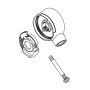 Delta Handle Assembly for 1700 Series Champagne Bronze