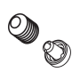 Delta Cassidy Set Screw and Button Arctic Stainless