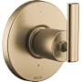 Delta Altado Three Function Diverter Valve Trim Less Rough-In Valve - Two Independent Positions, One Shared Position Champagne Bronze