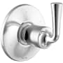 Delta Kayra Six Function Diverter Valve Trim Less Rough-In Valve - Three Independent Positions, Three Shared Positions Chrome