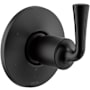 Delta Kayra Six Function Diverter Valve Trim Less Rough-In Valve - Three Independent Positions, Three Shared Positions Matte Black