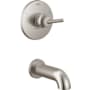 Delta Trinsic Wall Mounted Bathtub Faucet Only - Less Rough-In Valve Brilliance Stainless
