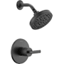 Delta Altado Monitor 14 Series Single Function Pressure Balanced 1.75 GPM Shower Only - Less Rough-In Valve Matte Black