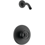 Delta Trinsic Shower Only Trim Package with H2Okinetic Technology Matte Black