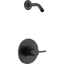 Delta Modern Shower Only Trim Package - Less Shower Head Matte Black