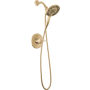 Delta Albion Shower Only Trim Package With 1.75 GPM Multi Function Shower Head - Less Rough In Champagne Bronze