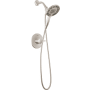 Delta Albion Shower Only Trim Package With 1.75 GPM Multi Function Shower Head - Less Rough In SpotShield Brushed Nickel