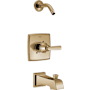 Delta Ashlyn Monitor 14 Series Single Function Pressure Balanced Tub and Shower - Less Shower Head and Rough-In Valve Champagne Bronze