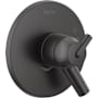Delta Trinsic Monitor 17 Series Dual Function Pressure Balanced Valve Trim Only with Integrated Volume Control - Less Rough-In Valve Matte Black
