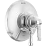 Delta Broderick Monitor 17 Series Dual Function Pressure Balanced Valve Trim Only with Integrated Volume Control - Less Rough-In Valve Lumicoat Chrome