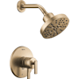 Delta Altado Monitor 17 Series Dual Function Pressure Balanced 1.75 GPM Shower Only with Integrated Volume Control - Less Rough-In Valve Champagne Bronze