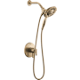 Delta Altado Monitor 17 Series Pressure Balanced Shower with Integrated Volume Control and 2-in-1 Shower Head Hand Shower - Less Rough-In Valve Champagne Bronze