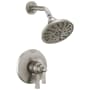 Delta Dorval Monitor 17 Series Dual Function Pressure Balanced Shower Only with Integrated Volume Control - Less Rough-In Valve Brilliance Stainless