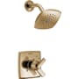 Delta Ashlyn Monitor 17 Series Dual Function Pressure Balanced Shower Only with Integrated Volume Control - Less Rough-In Valve Champagne Bronze