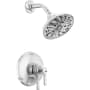Delta Broderick Monitor 17 Series Dual Function Pressure Balanced Shower Only with Integrated Volume Control - Less Rough-In Valve Lumicoat Chrome