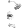 Delta Altado Monitor 17 Series Dual Function Pressure Balanced Tub and Shower with Integrated Volume Control - Less Rough-In Valve Chrome