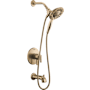 Delta Altado Monitor 17 Series Pressure Balanced Tub and Shower with Integrated Volume Control and 2-in-1 Shower Head Hand Shower - Less Rough-In Valve Champagne Bronze
