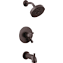 Delta Trinsic Monitor 17 Series Dual Function Pressure Balanced Tub and Shower with Integrated Volume Control - Less Rough-In Valve Venetian Bronze