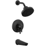Delta Galeon Monitor 17 Series Dual Function Pressure Balanced Valve Trim Only with Integrated Volume Control - Less Rough-In Valve Matte Black