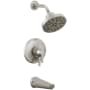 Delta Galeon Monitor 17 Series Dual Function Pressure Balanced Valve Trim Only with Integrated Volume Control - Less Rough-In Valve Lumicoat Stainless