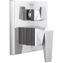 Delta Trillian 14 Series Pressure Balanced Valve Trim with 3 Function Diverter for Two Shower Applications - Less Rough-In Lumicoat Chrome