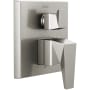 Delta Trillian 14 Series Pressure Balanced Valve Trim with 3 Function Diverter for Two Shower Applications - Less Rough-In Lumicoat Stainless