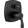 Delta Stryke 14 Series Pressure Balanced Valve Trim with Integrated 6 Function Diverter for Three Shower Applications - Less Rough-In and Handle Matte Black