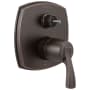 Delta Stryke 14 Series Pressure Balanced Valve Trim with Integrated 6 Function Diverter for Three Shower Applications - Less Rough-In and Handle Venetian Bronze