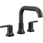 Delta Trinsic Deck Mounted Roman Tub Filler - Less Rough-In Matte Black