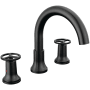 Delta Trinsic Deck Mounted Roman Tub Filler Matte Black