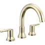 Delta Trinsic Deck Mounted Roman Tub Filler Trim with Metal Lever Handles Brilliance Polished Nickel