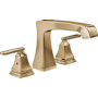 Delta Ashlyn Deck Mounted Roman Tub Filler Champagne Bronze