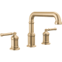 Delta Broderick Double Handle Deck Mount Roman Tub Filler - Less Handles and Rough-In Lumicoat Champagne Bronze