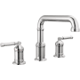 Delta Broderick Double Handle Deck Mount Roman Tub Filler - Less Handles and Rough-In Lumicoat Chrome