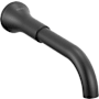Delta Trinsic 1.2 GPM Wall Mounted Widespread Bathroom Faucet - Less Handles, Rough-In and Drain Assembly Matte Black
