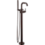 Delta Trinsic Floor Mounted Tub Filler with Integrated Diverter and Hand Shower - Less Rough-In Valve Venetian Bronze