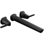 Delta Galeon Double Handle Wall Mounted Tub Filler Trim - Less Rough In Matte Black