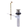 Delta Complete Pop-Up Assembly with Over Flow Brushed Nickel