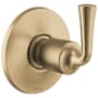 Delta Kayra Six Function Diverter Valve Trim Less Rough-In Valve - Three Independent Positions, Three Shared Positions Champagne Bronze