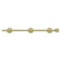 Deltana Solid Brass 18" Modern Surface Bolt Polished Brass