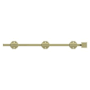 Deltana Solid Brass 18" Modern Surface Bolt Unlacquered Brass