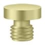 Deltana Button Tip Cabinet Hinge Finial Unlacquered Brass