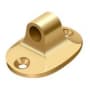 Deltana Replacement 1-1/2 Inch Solid Brass Eye for British Cabin Door Hooks Lifetime Brass