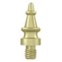 Deltana 5/16 Inch Diameter Steeple Tip Cabinet Hinge Final Unlacquered Brass
