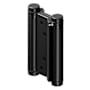 Deltana 4" x 5" Spring Square Corner Double Action Door Hinge - Single Hinge Black