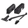 Deltana Aluminum Adjustable Size 1-4 Surface Mount Commercial Door Closer Duro