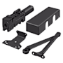Deltana Cast Iron Adjustable Size 1-6 Surface Mount Commercial Door Closer Duro