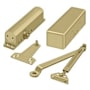Deltana Aluminum Adjustable Size 1-6 Surface Mount Commercial Door Closer Gold